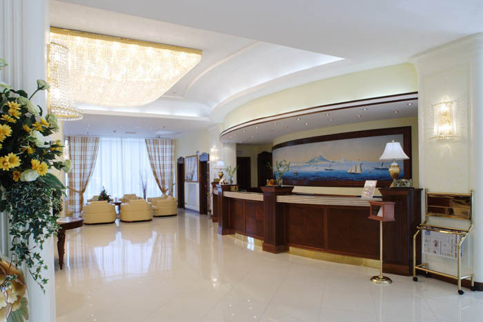 Tiberio Palace Hotel Napels Interieur foto